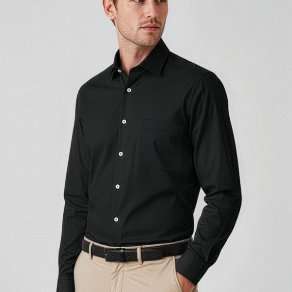  Mens Charlie Classic Fit Long Sleeve Shirt Thumbnail